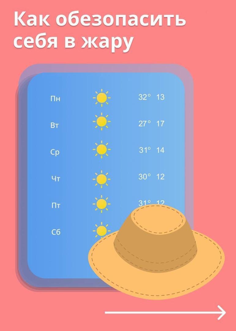 Как обезопасить себя в жару.