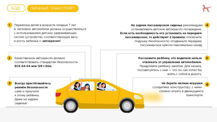 Как организовать безопасную поездку с ребёнком?.